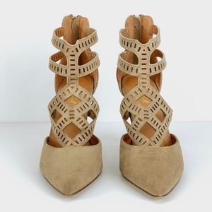 Bonnibel Cage Style Cut Out Stiletto Heels